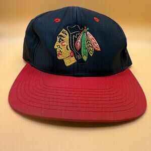 Vintage 90s Chicago Blackhawks SnapBack
